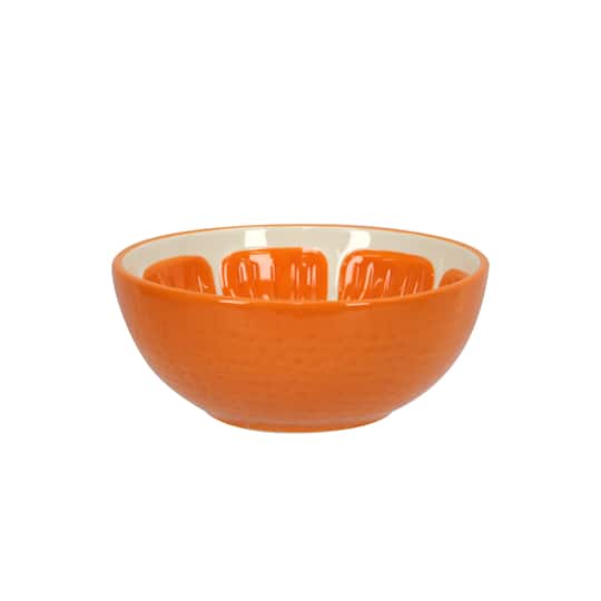 6&#x22; Orange Ceramic Bowl by Celebrate It&#xAE;